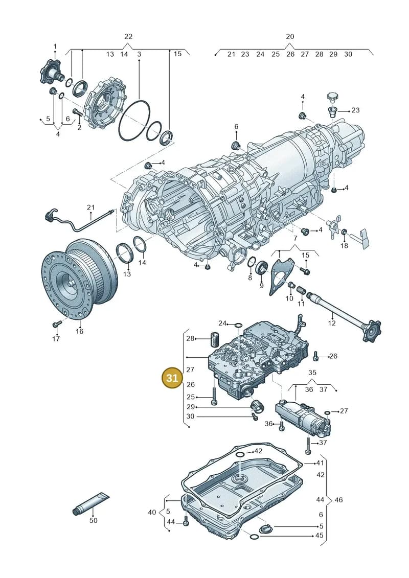 4M0927158CB — Volkswagen Touareg (2017-2025) diagram 787300510, position 31