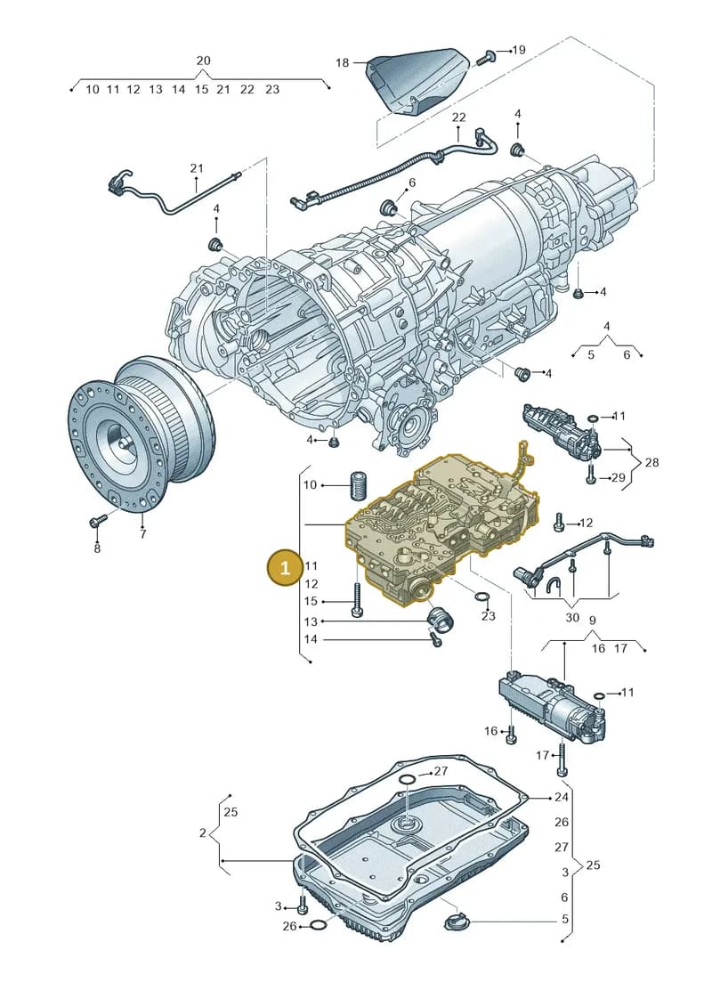 4M0927158FA — Audi Q7 (2015-2025) diagram 859325800, position 1