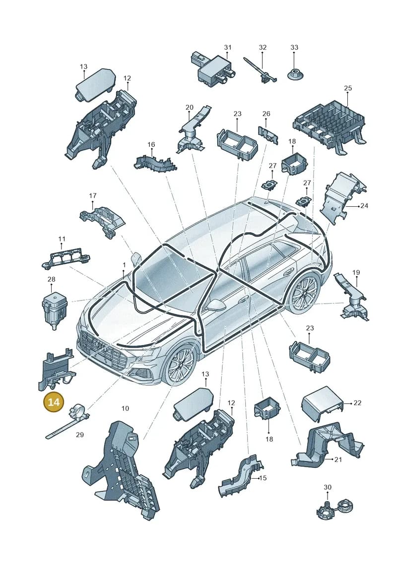 4M0937545F — Audi RS Q8 (2019-2025) diagram 429971800, position 14