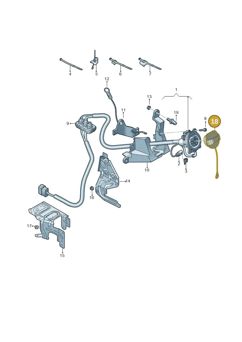 4M0941041 — Audi Q8 (2018-2025) diagram 429970300, position 18