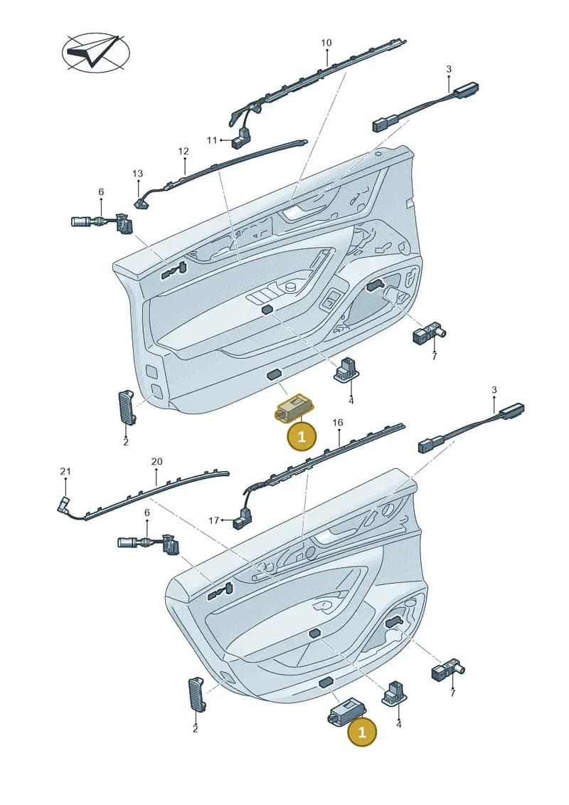 4M0947415L — Audi RS6 Avant (2019-2025) diagram 435947140, position 1