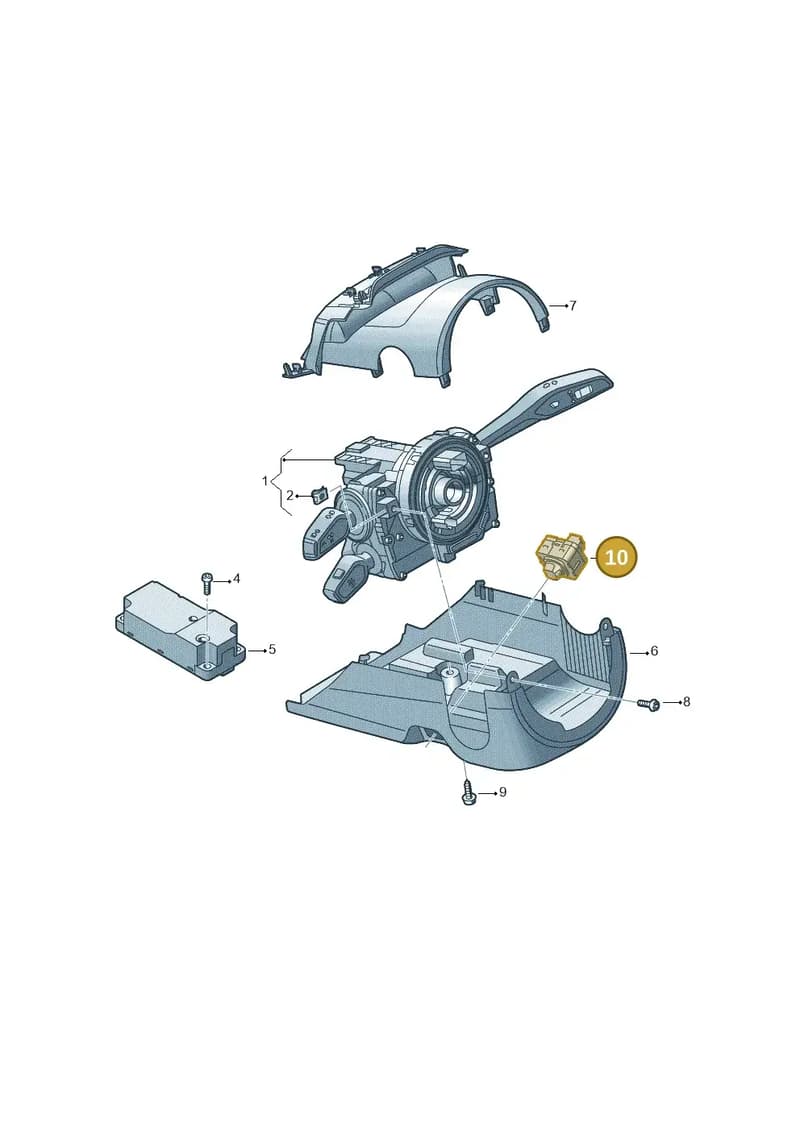 4M0953551 — Audi Q7 (2015-2025) diagram 859953500, position 10