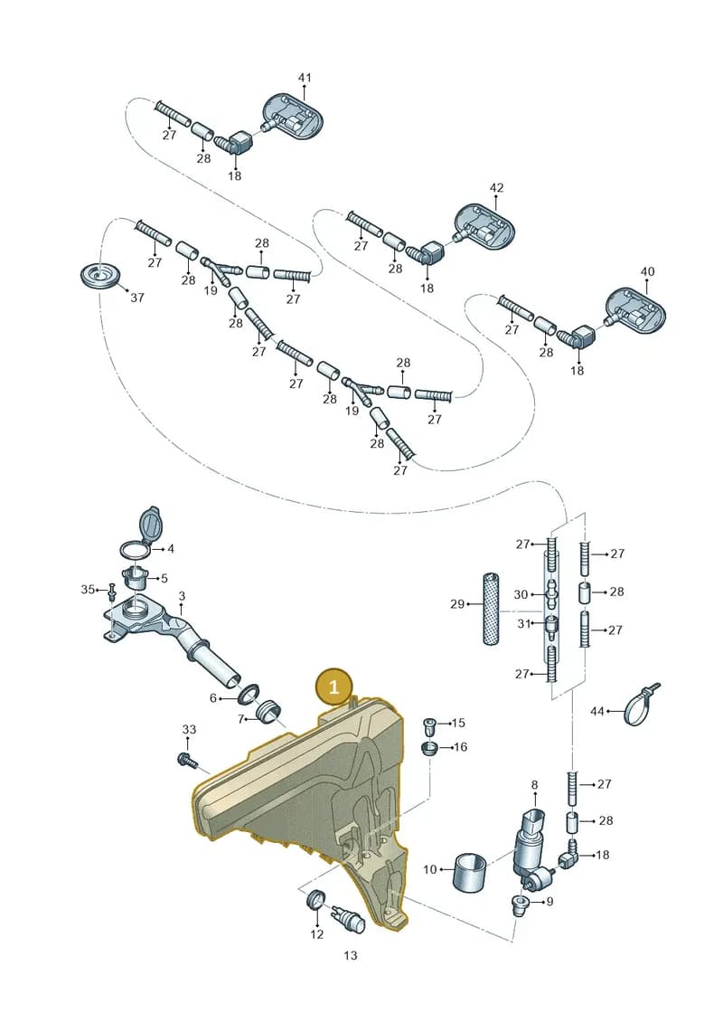 4M0955452B — Audi RS Q8 (2019-2025) diagram 429955010, position 1