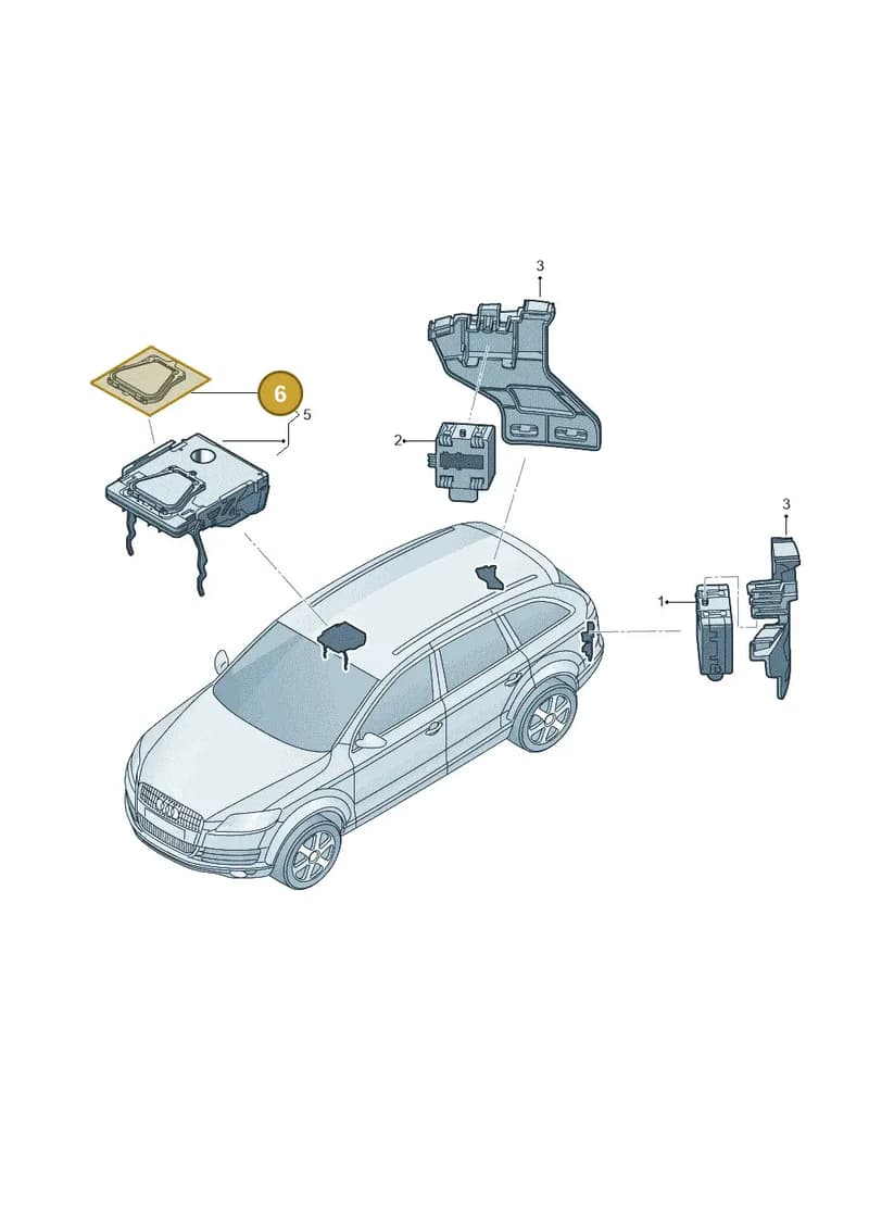 4M0955609 — Audi Q7 (2015-2025) diagram 859907350, position 6