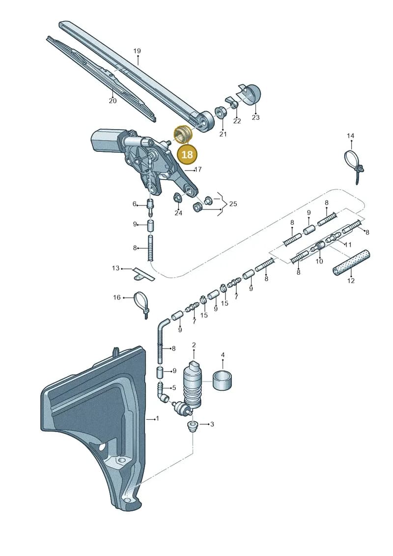 4M0955758A — Audi Q7 (2015-2025) diagram 859955200, position 18