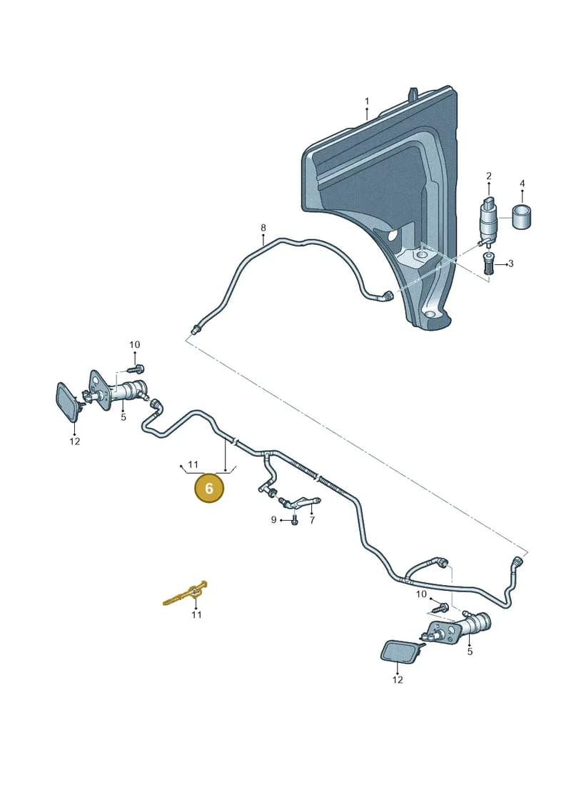 4M0955970K — Audi Q7 (2015-2025) diagram 859955035, position 6