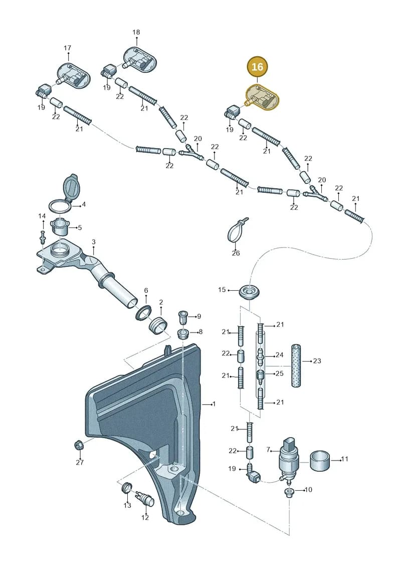 4M0955987 — Audi Q7 (2015-2025) diagram 859955100, position 16