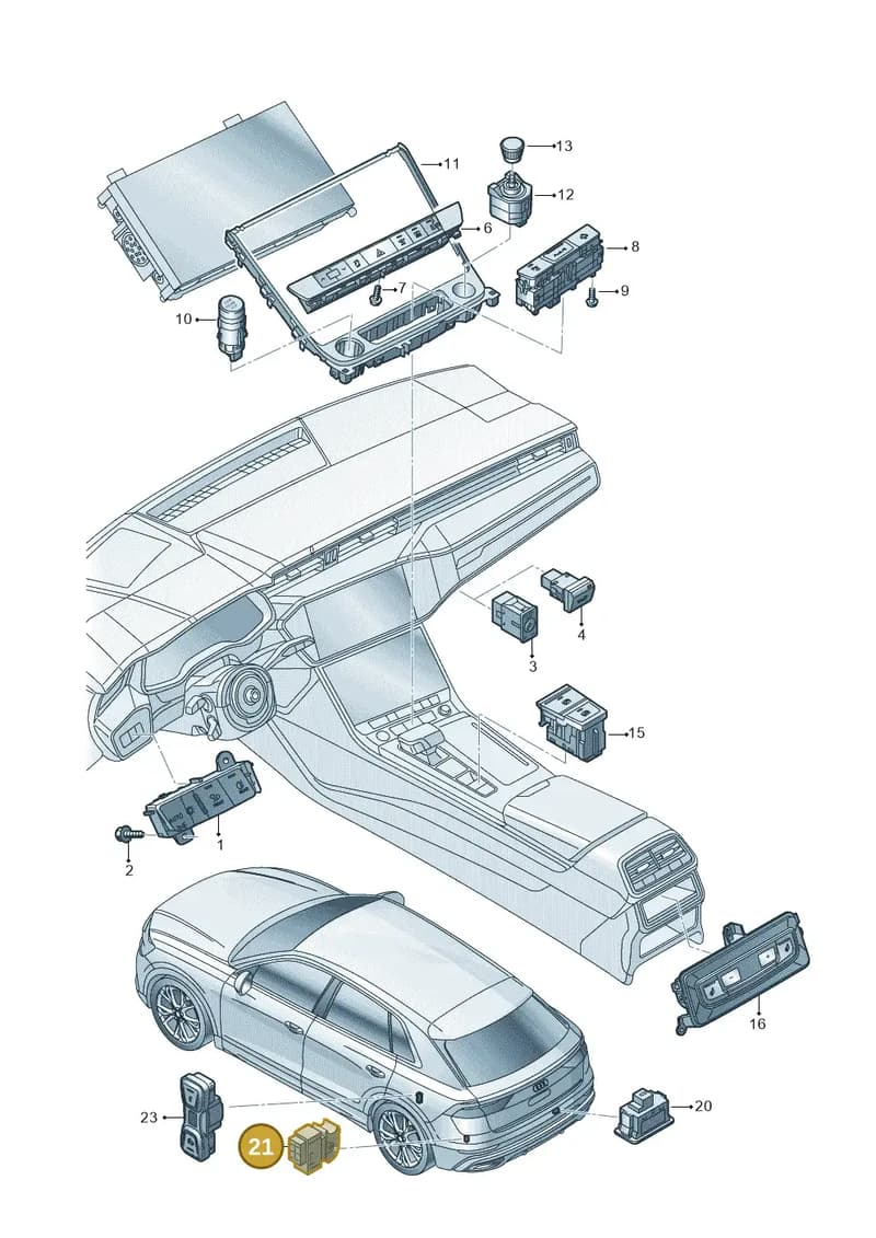 4M0959511E5PR — Audi RS Q8 Quattro (2019-) diagram 429941050, position 21