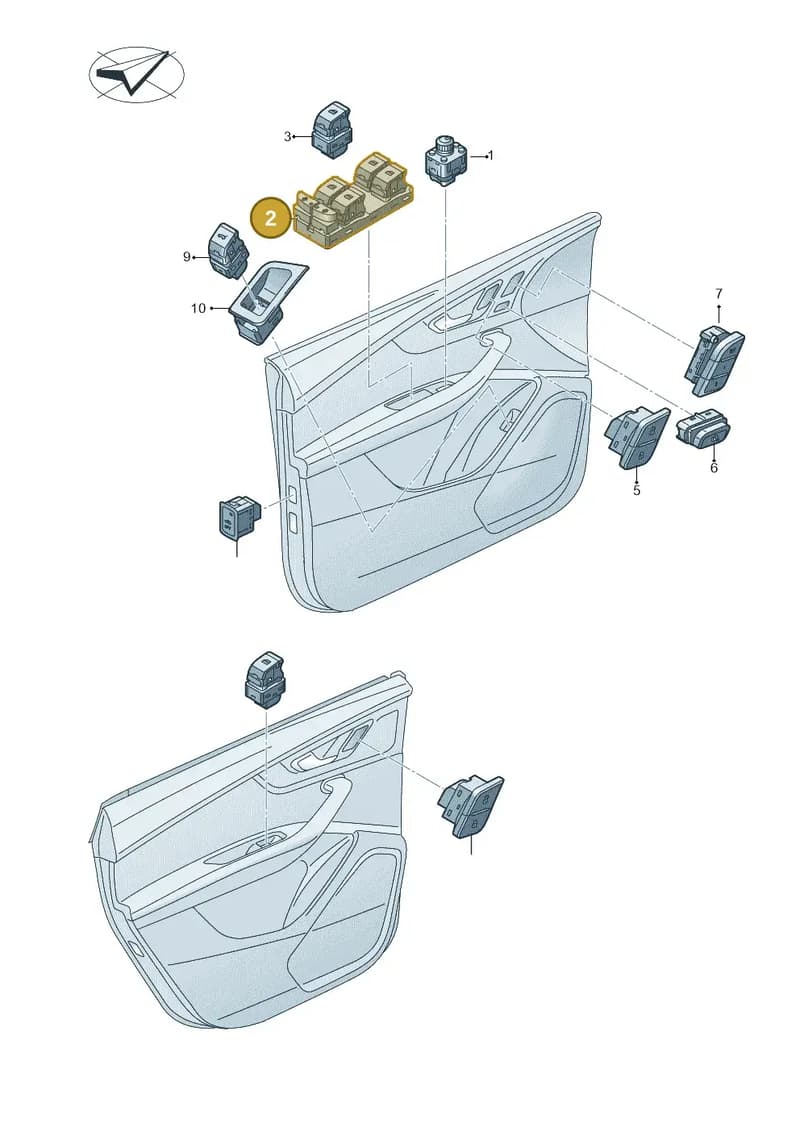 4M0959851B5PR — Audi Q5 (2016-2025) diagram 859959000, position 2