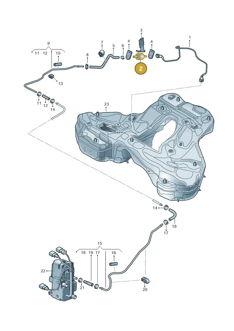 4M0963303C — Audi RS6 Avant (2019-2025) diagram 435261300, position 2