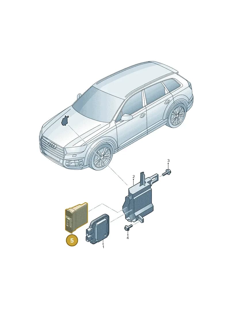 4M0965429Q — Audi Q7 (2015-2025) diagram 859907040, position 5