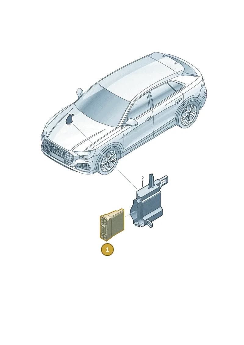 4M0965429Q — Audi Q8 (2018-2025) diagram 429260800, position 1