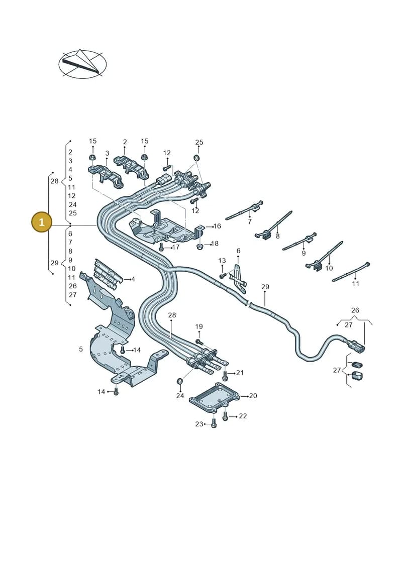 4M0971013Q — Audi Q7 (2015-2025) diagram 859970100, position 1