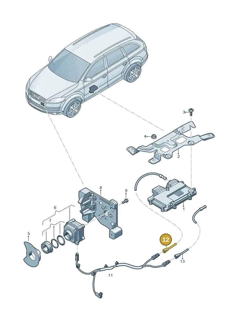4M0971015H — Audi Q7 (2015-2025) diagram 859907400, position 12