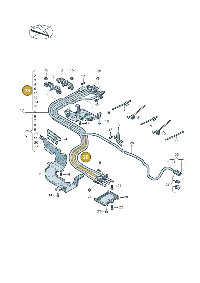 4M0971054A — Audi Q7 (2015-2025) diagram 859970100, position 28