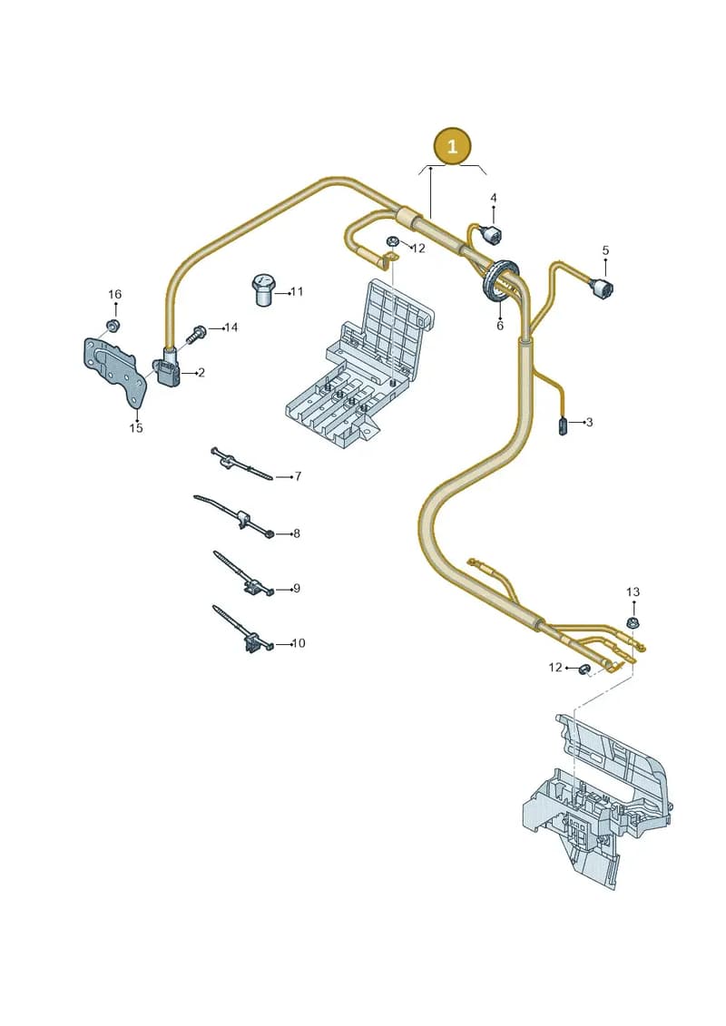 4M0971225CN — Audi Q7 (2015-2025) diagram 859972000, position 1