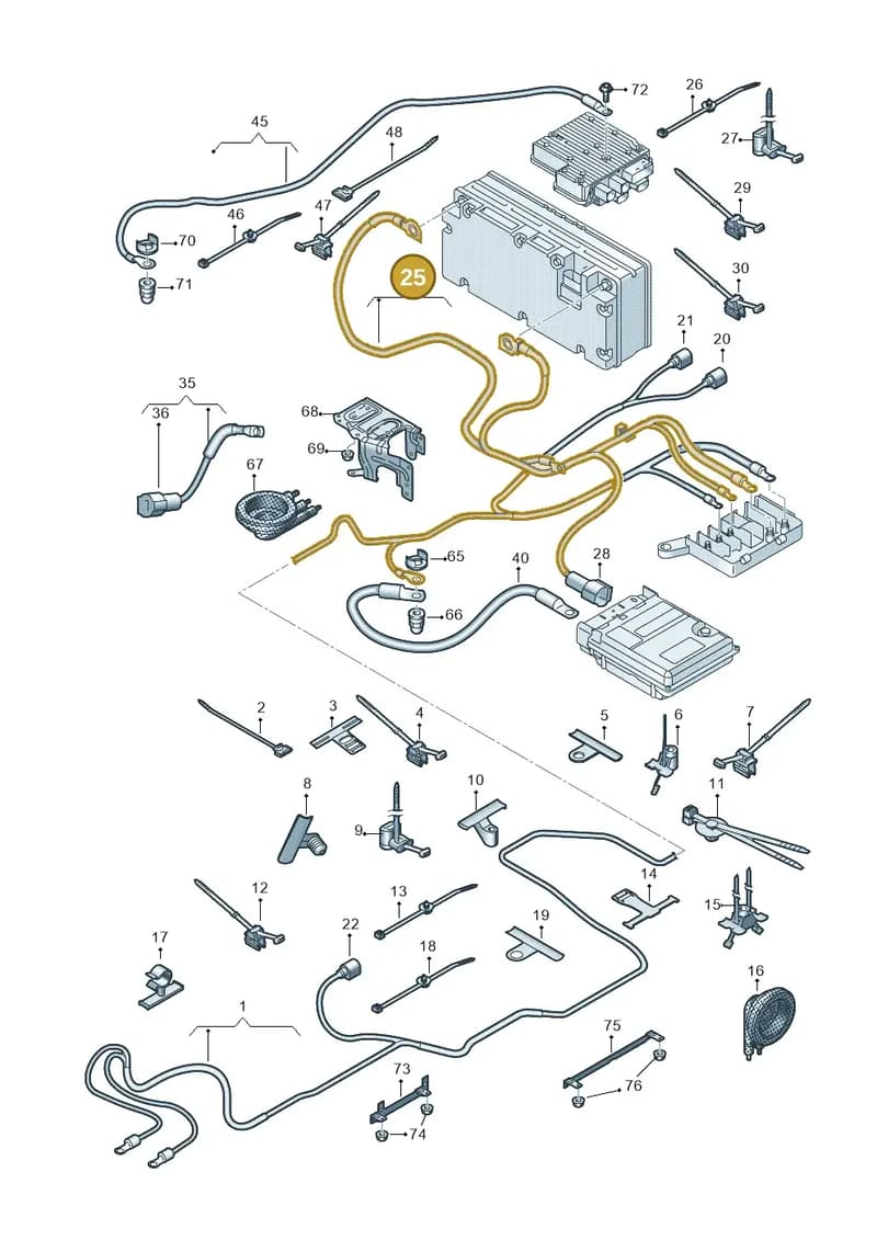 4M0971227BJ — Audi Q7 (2015-2025) diagram 859972130, position 25