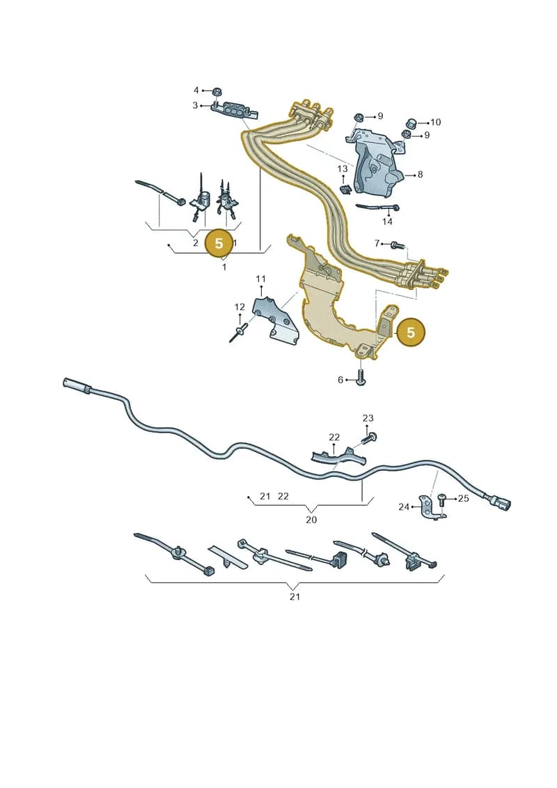 4M0971341AF — Audi Q8 (2018-2025) diagram 859970012, position 5