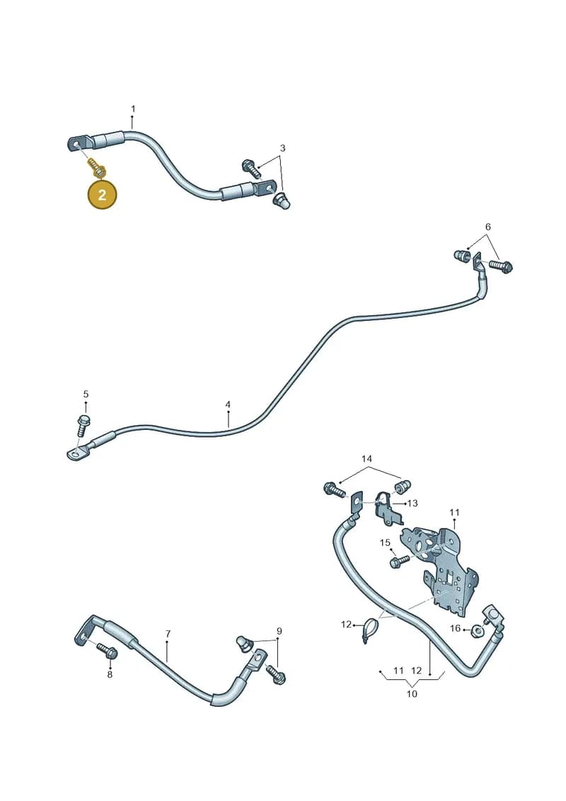 4M0971417 — Audi A8 (2017-2025) diagram 838971097, position 2