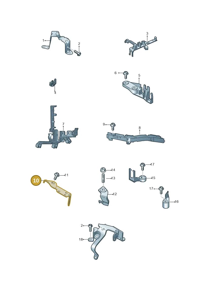 4M0971502AA — Audi Q7 (2015-2025) diagram 859971020, position 10
