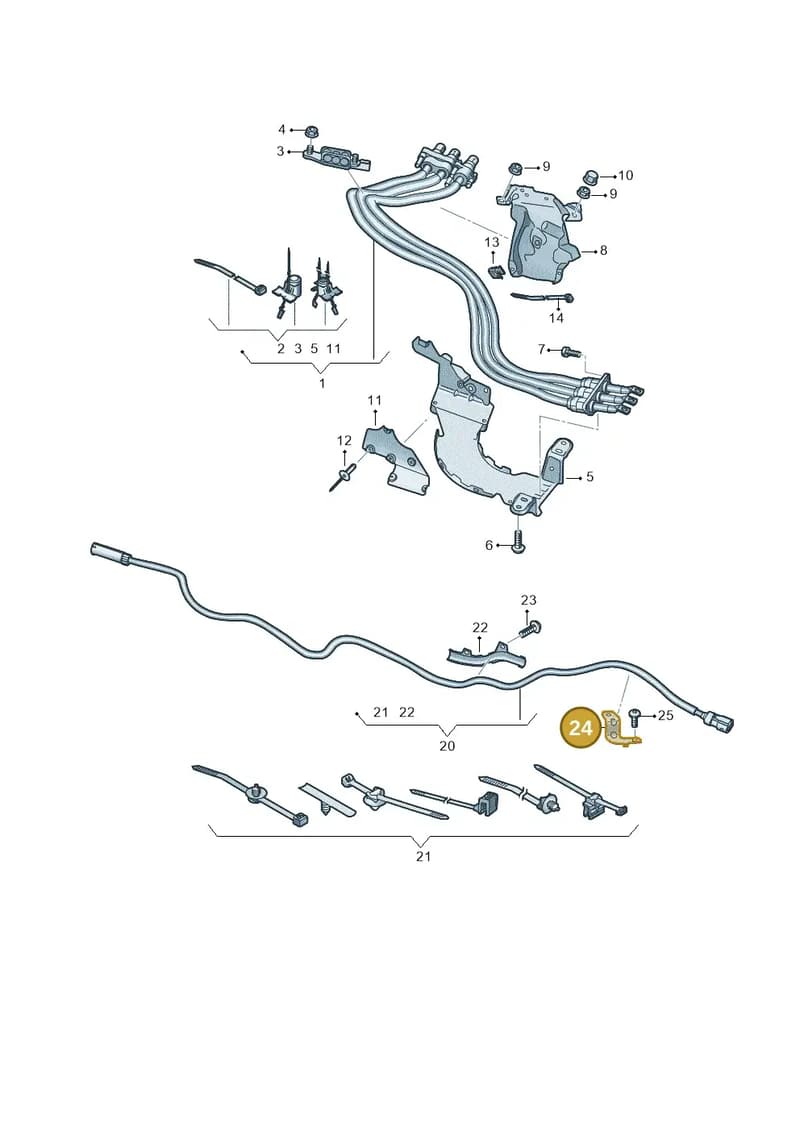 4M0971502AM — Audi Q8 (2018-2025) diagram 859970012, position 24