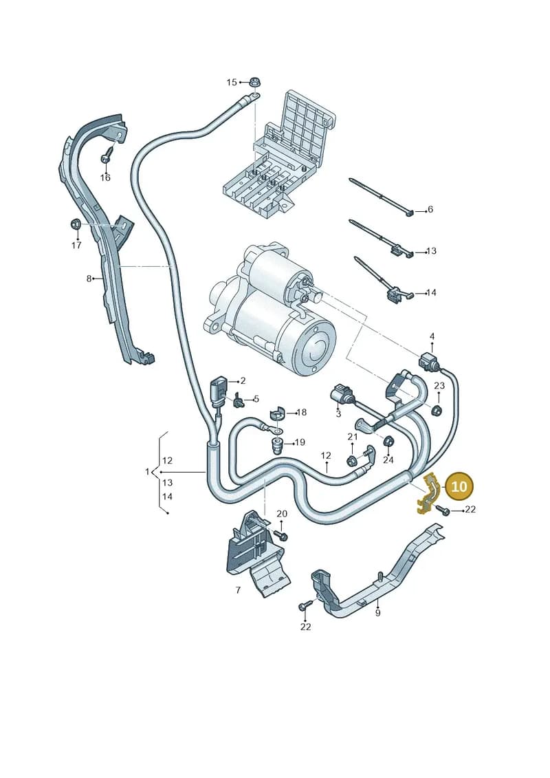4M0971502F — Audi Q7 (2015-2025) diagram 859972050, position 10