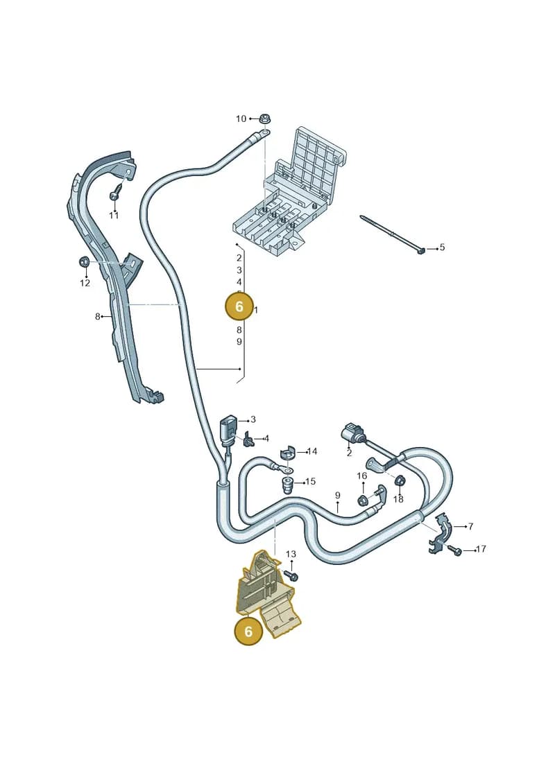 4M0971502M — Audi Q7 (2015-2025) diagram 859972070, position 6