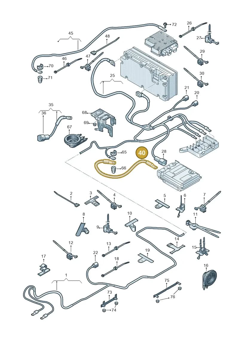 4M0971534G — Audi Q7 (2015-2025) diagram 859972130, position 40