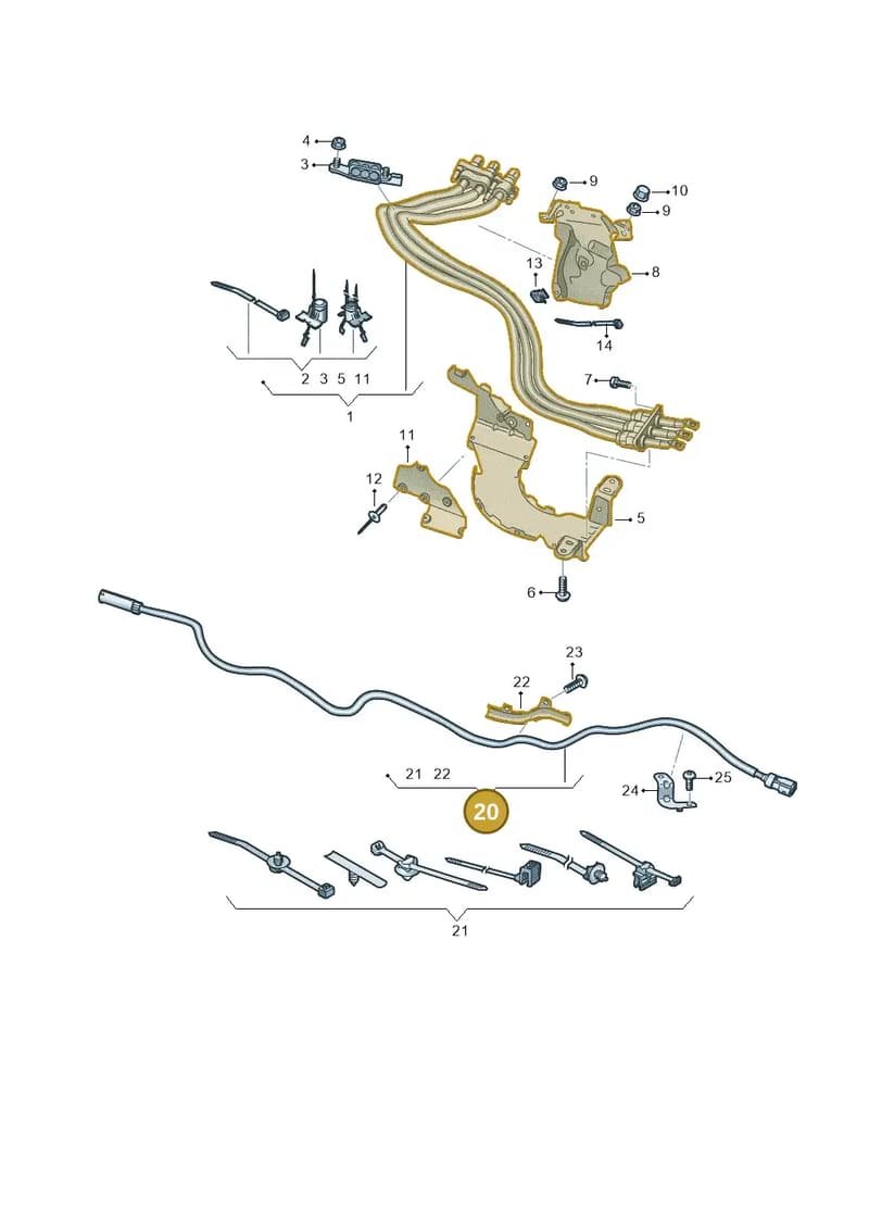 4M0971725R — Audi Q8 (2018-2025) diagram 859970012, position 20
