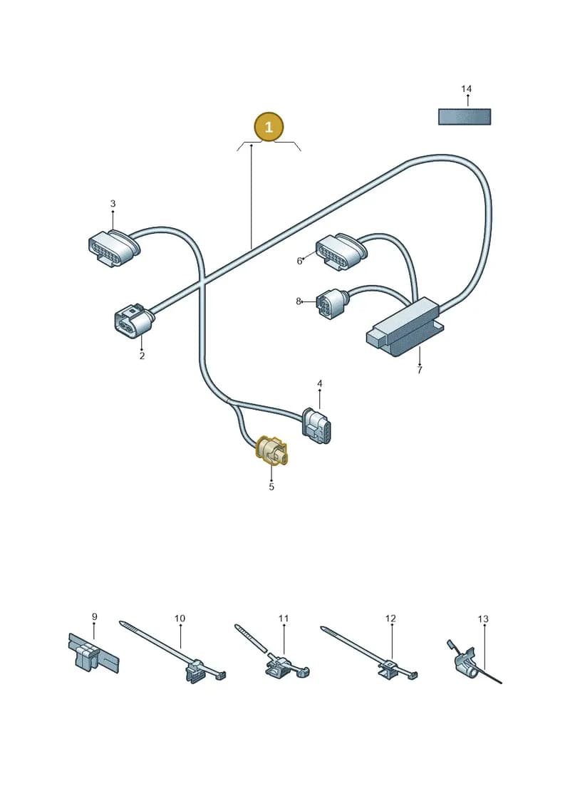 4M0971727AF — Audi Q8 (2018-2025) diagram 859972280, position 1