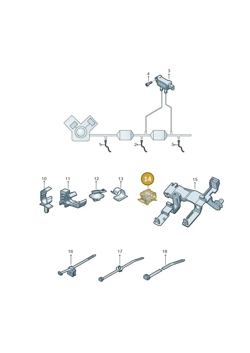 4M0971741 — Audi Q5 (2016-2025) diagram 896906003, position 14+26
