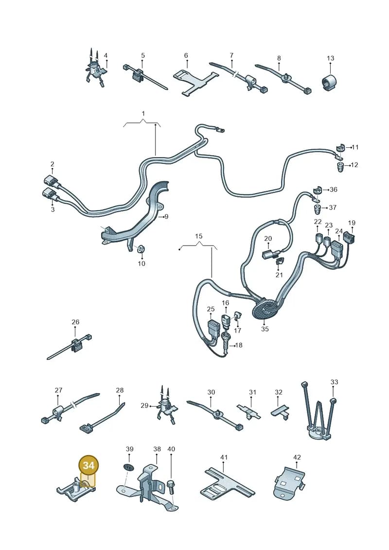 4M0971818A — Audi Q8 (2018-2025) diagram 859972110, position 34