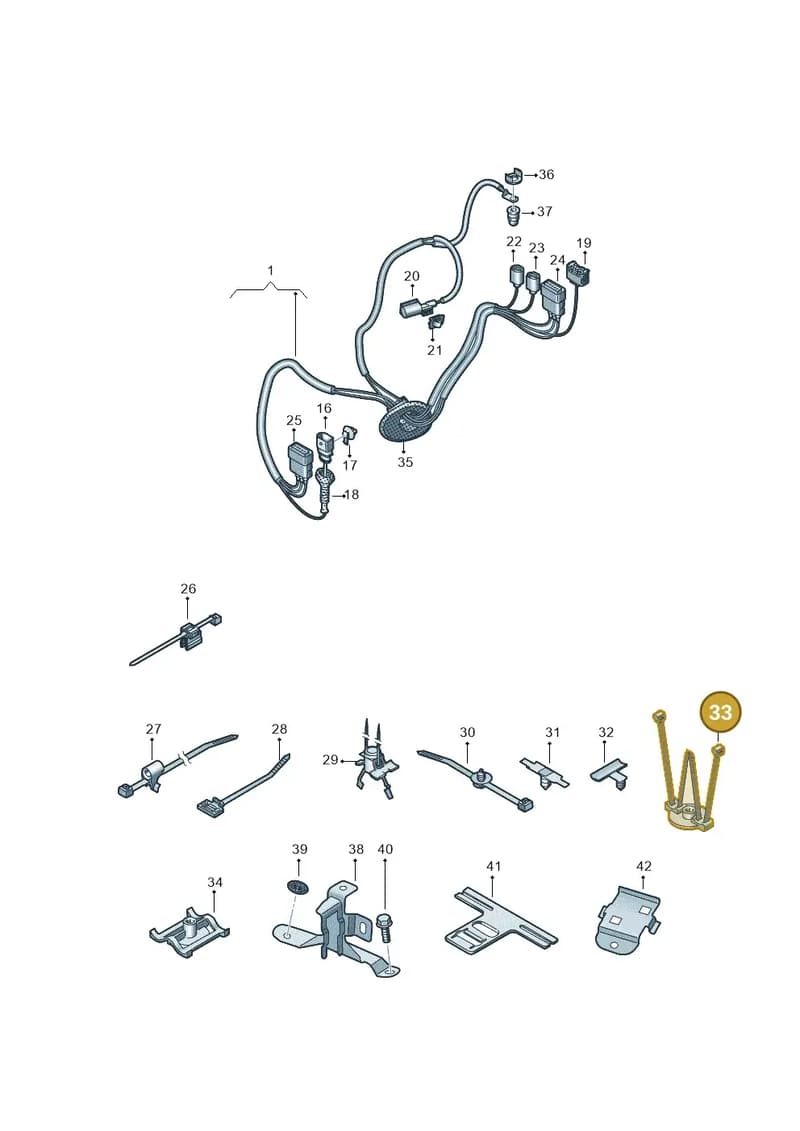 4M0971818 — Audi RS Q8 (2019-2025) diagram 595972040, position 33