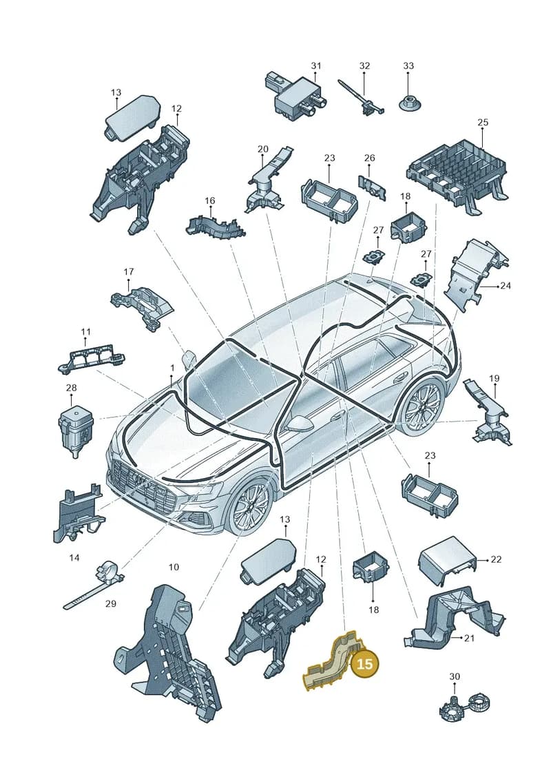 4M0971821N — Audi RS Q8 (2019-2025) diagram 429971800, position 15