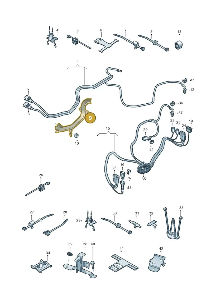4M0971824P — Audi Q8 (2018-2025) diagram 859972110, position 9