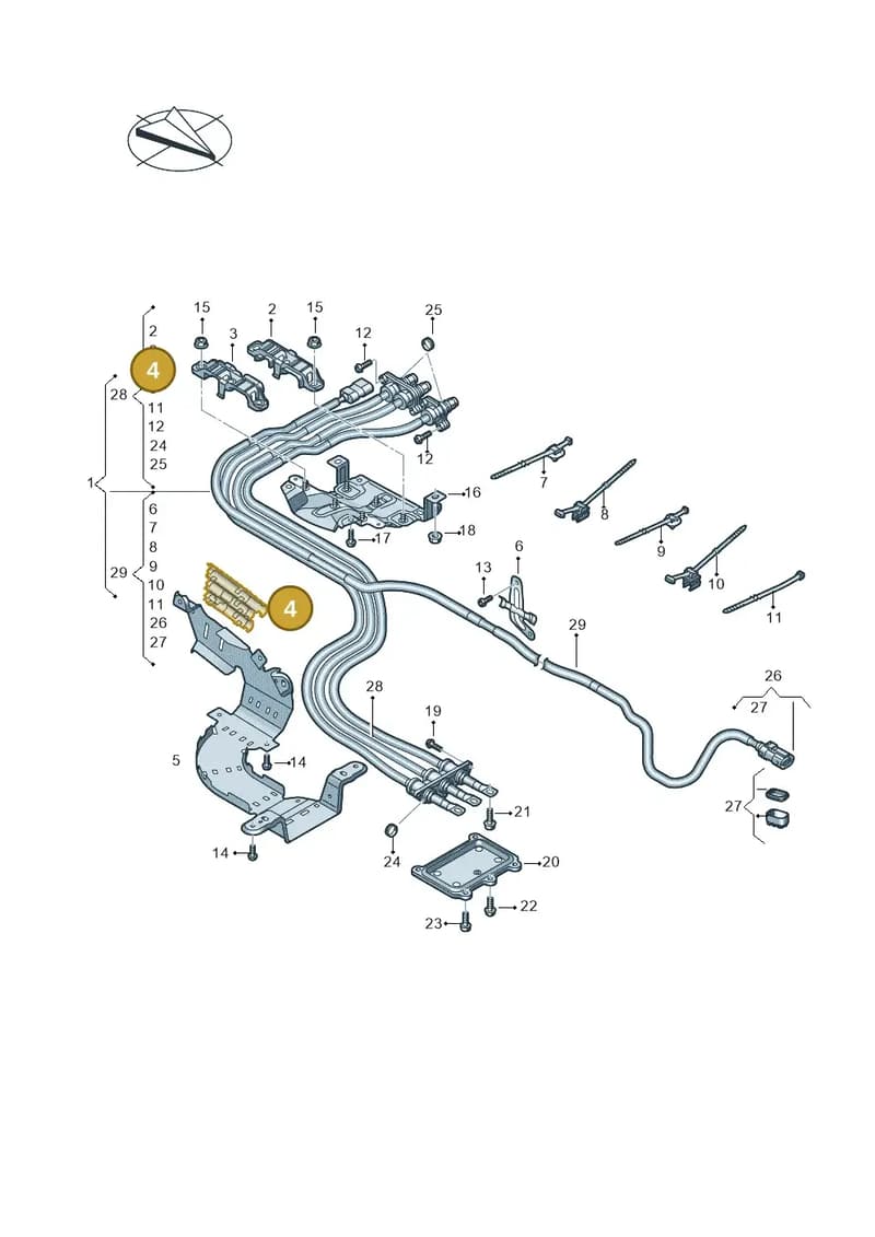 4M0971845AQ — Audi Q8 (2018-2025) diagram 859970100, position 4
