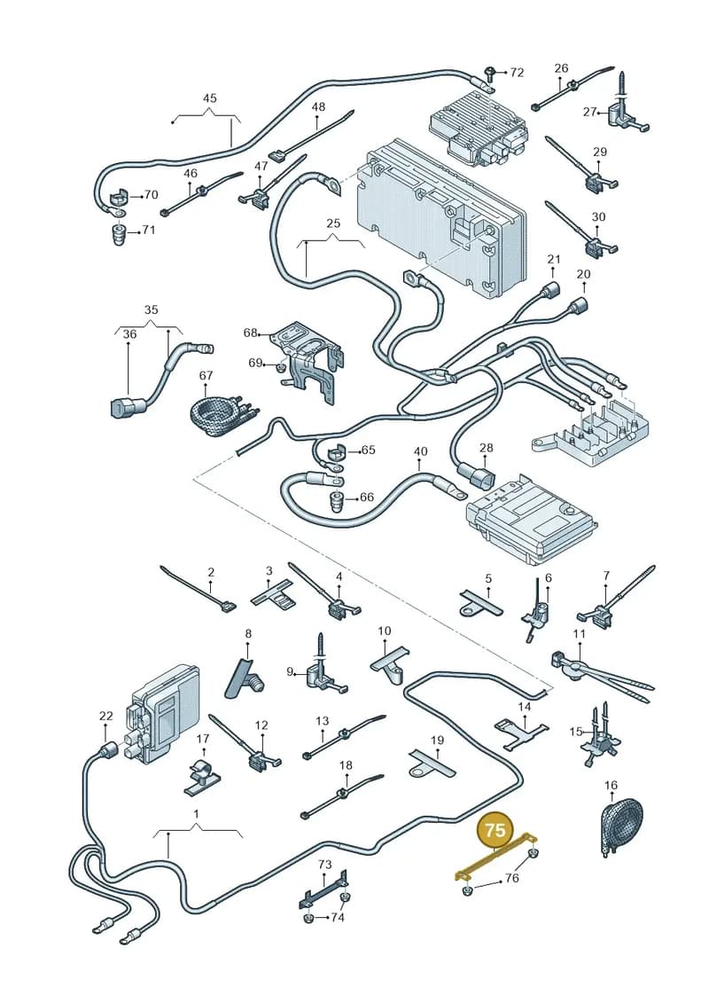 4M0971845BH — Audi Q7 (2015-2025) diagram 859972020, position 75