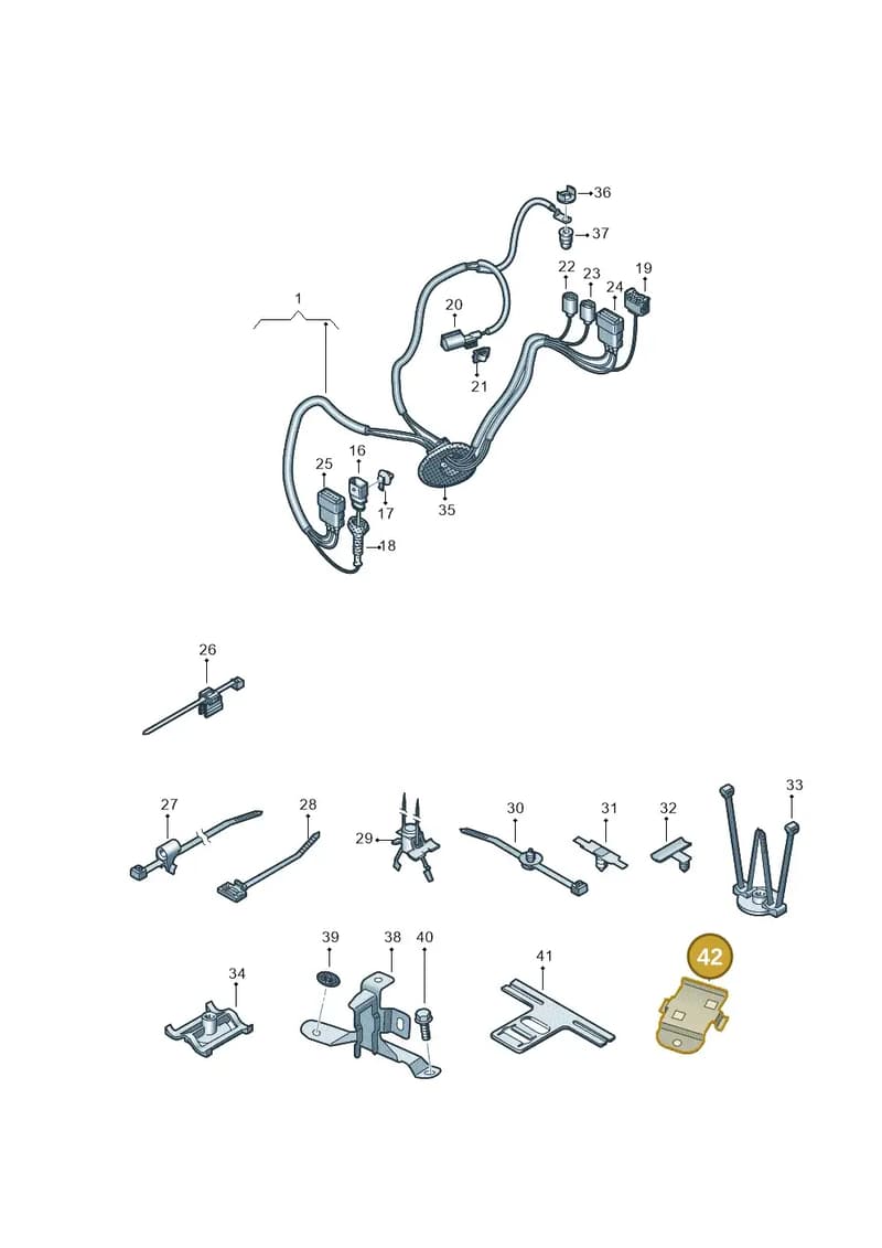 4M0971845DB — Audi RS Q8 (2019-2025) diagram 595972040, position 42