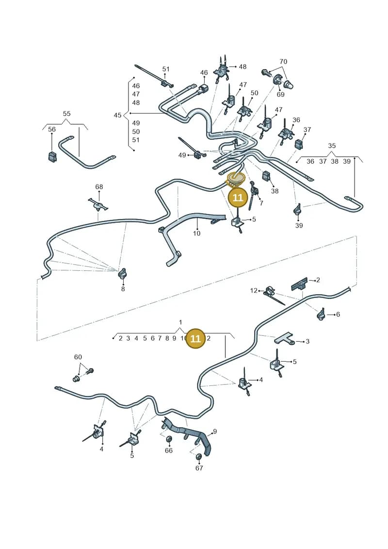 4M0971871BB — Audi RS6 Avant (2019-2025) diagram 538972020, position 11