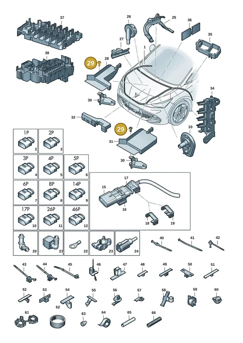 4M0971904 — SEAT CUPRA Born (2021-) diagram 10s971080, position 29