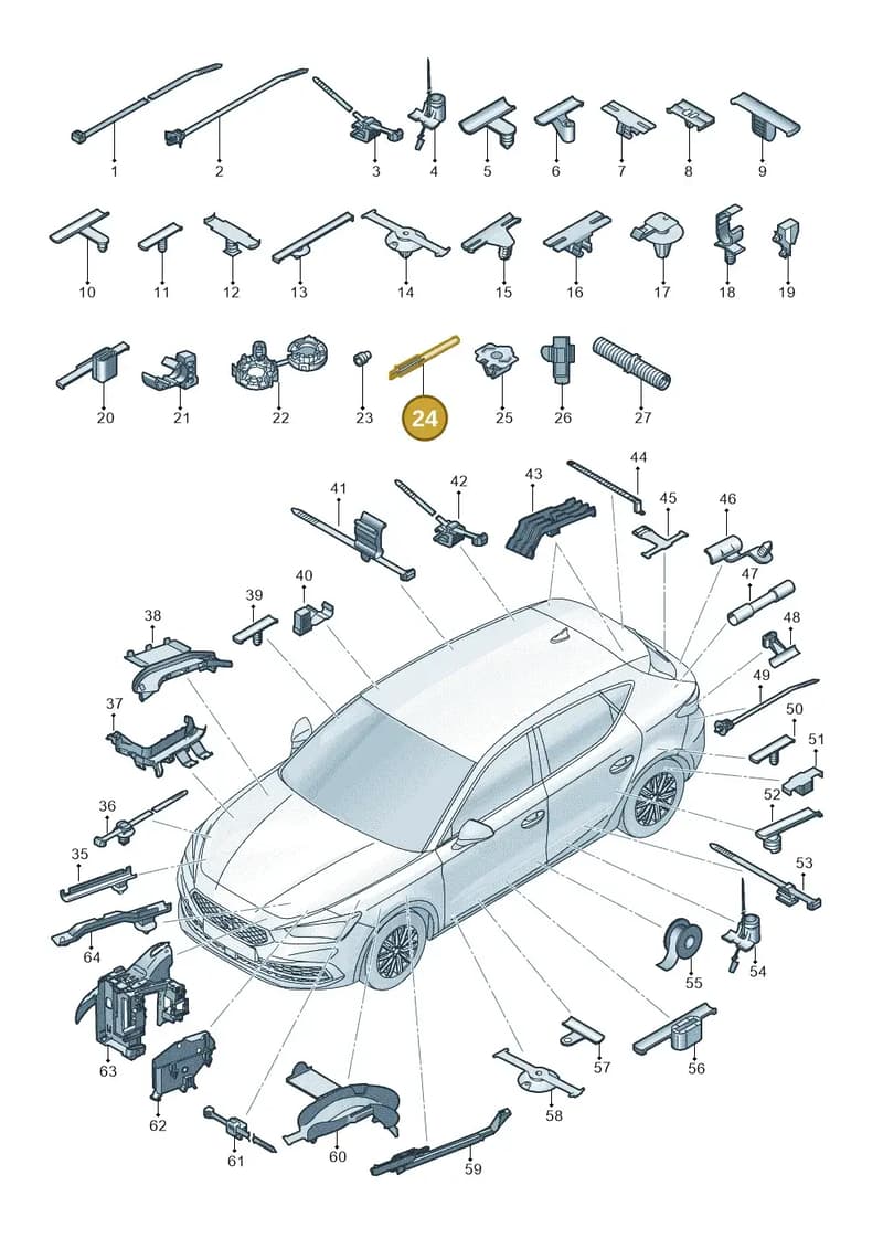 4M0971904 — SEAT CUPRA Formentor (2020-) diagram 5fn971091, position 24