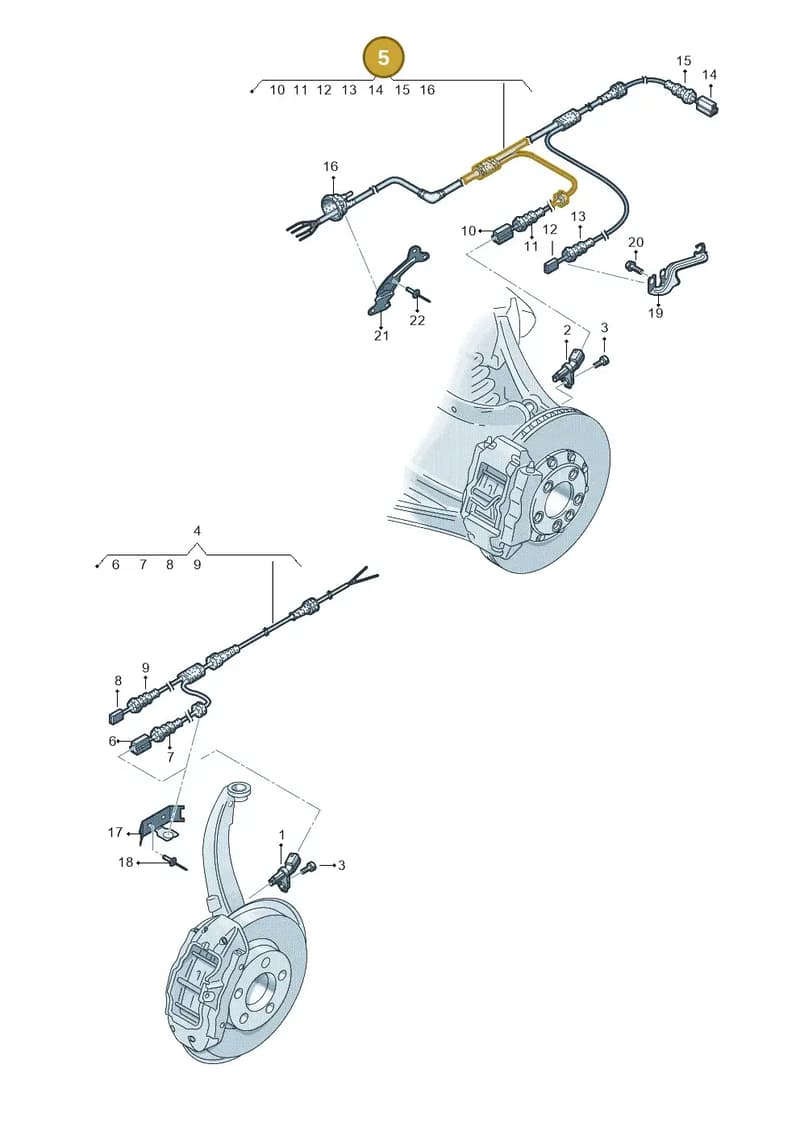 4M0972253P — Audi Q7 (2015-2025) diagram 859927000, position 5