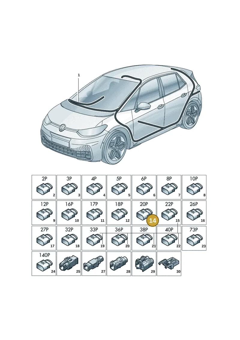 4M0972710 — Skoda Enyaq (2020-2021) diagram 10a971090, position 14
