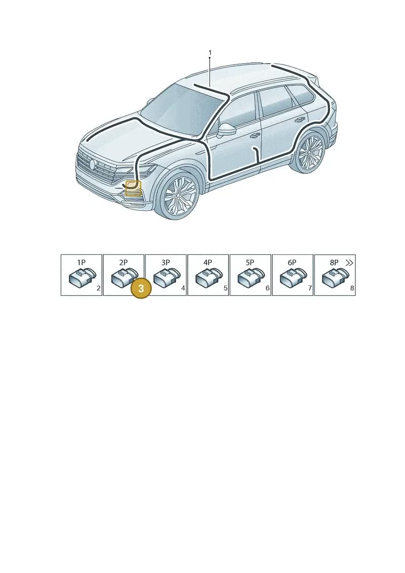 4M0973702 — Volkswagen Touareg (2017-2025) diagram 439971800, position 3