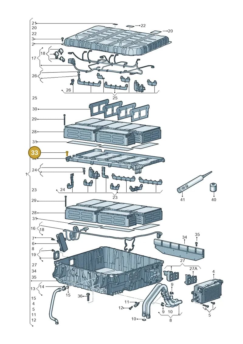4M0998182D — Audi Q7 (2015-2025) diagram 859915500, position 33