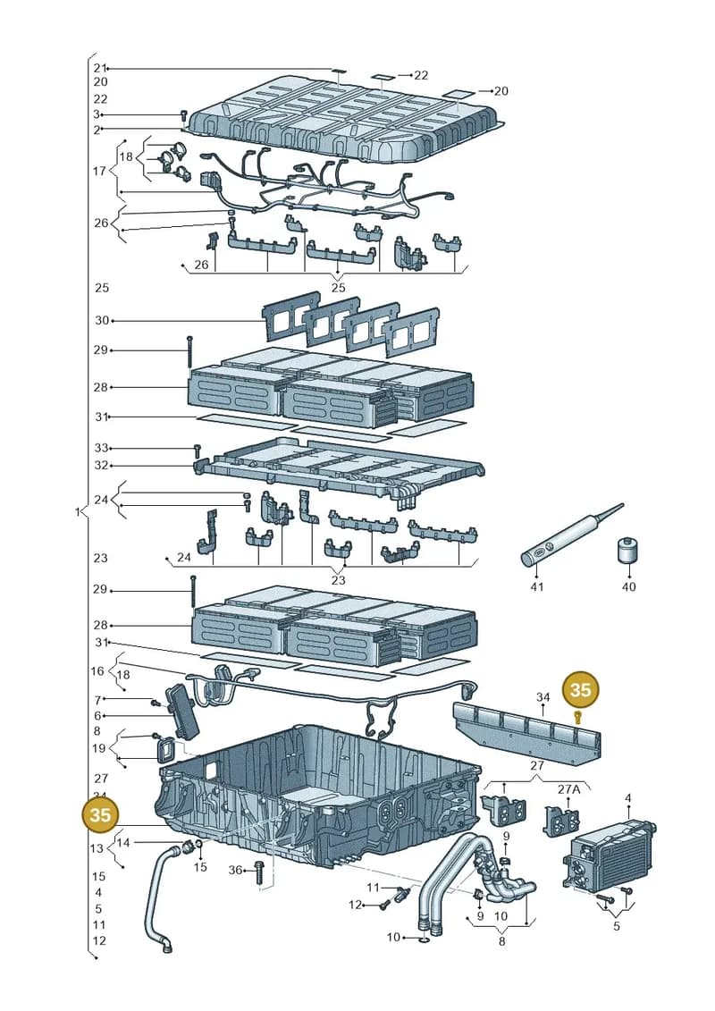 4M0998182E — Audi Q7 (2015-2025) diagram 859915500, position 35
