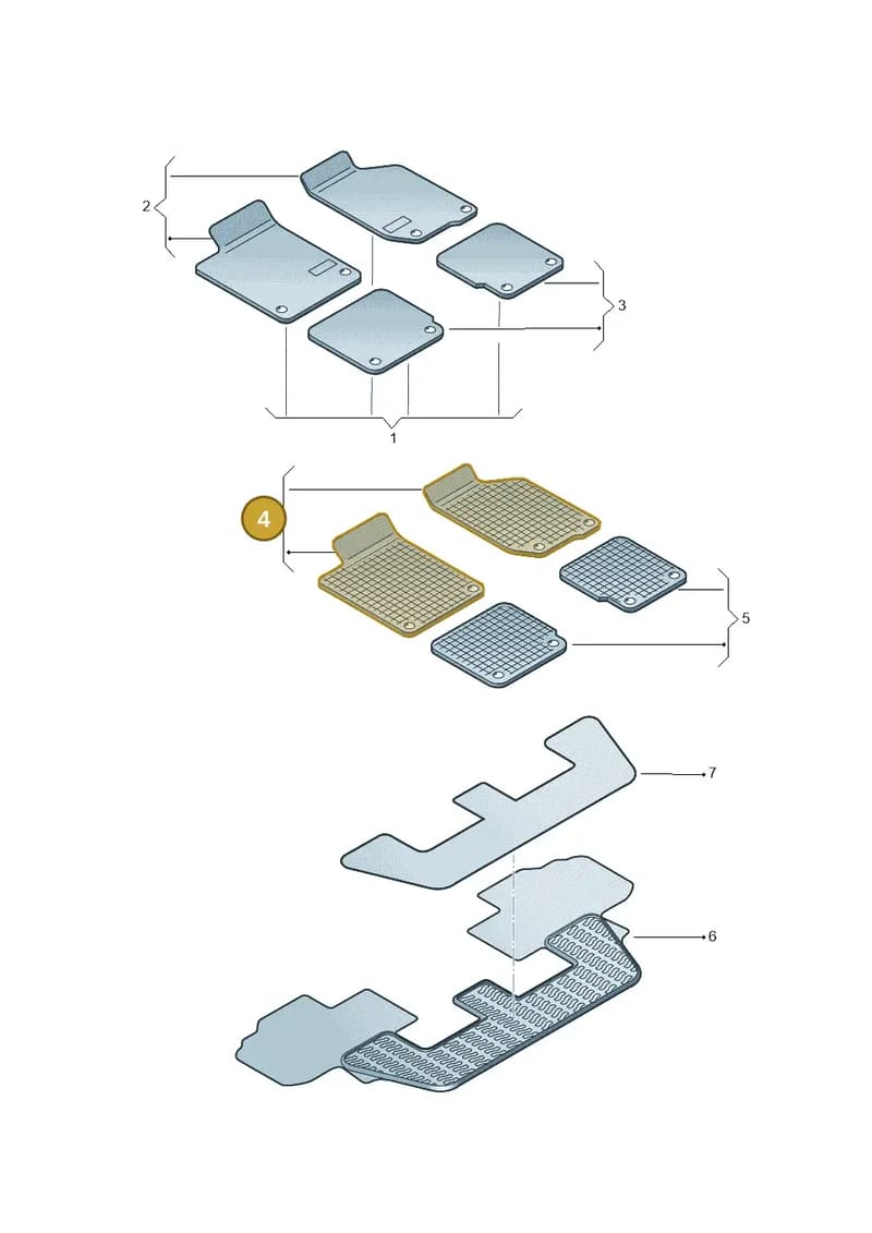 4M1061221B041 — Audi Q7 (2015-2025) diagram 859061100, position 4