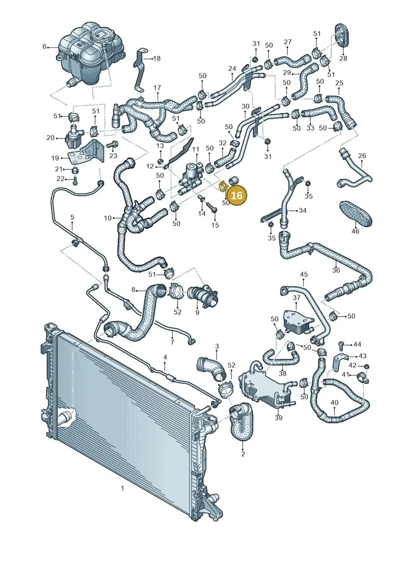 4M1122157E — Audi Q8 (2018-2025) diagram 859121142, position 16
