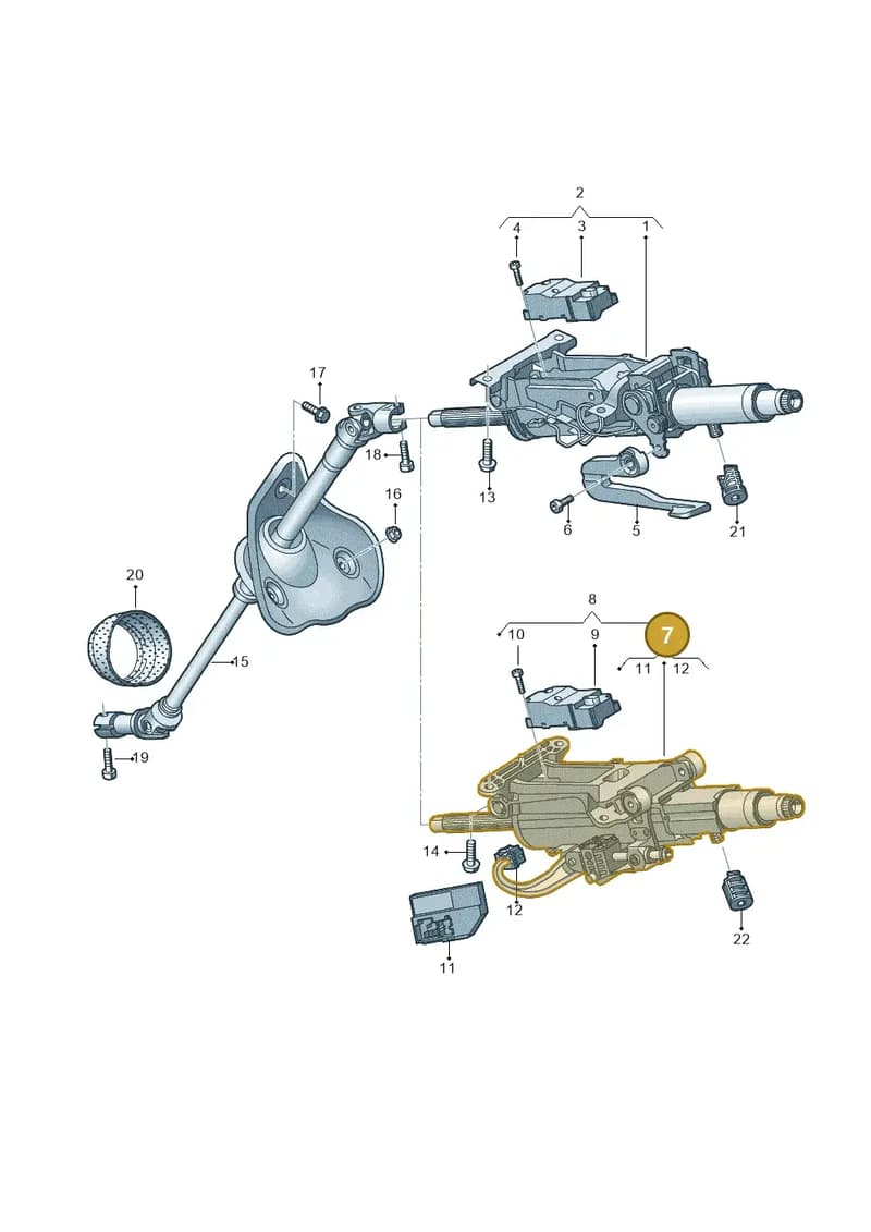 4M1419502AA — Audi RS Q8 (2019-2025) diagram 859419500, position 7