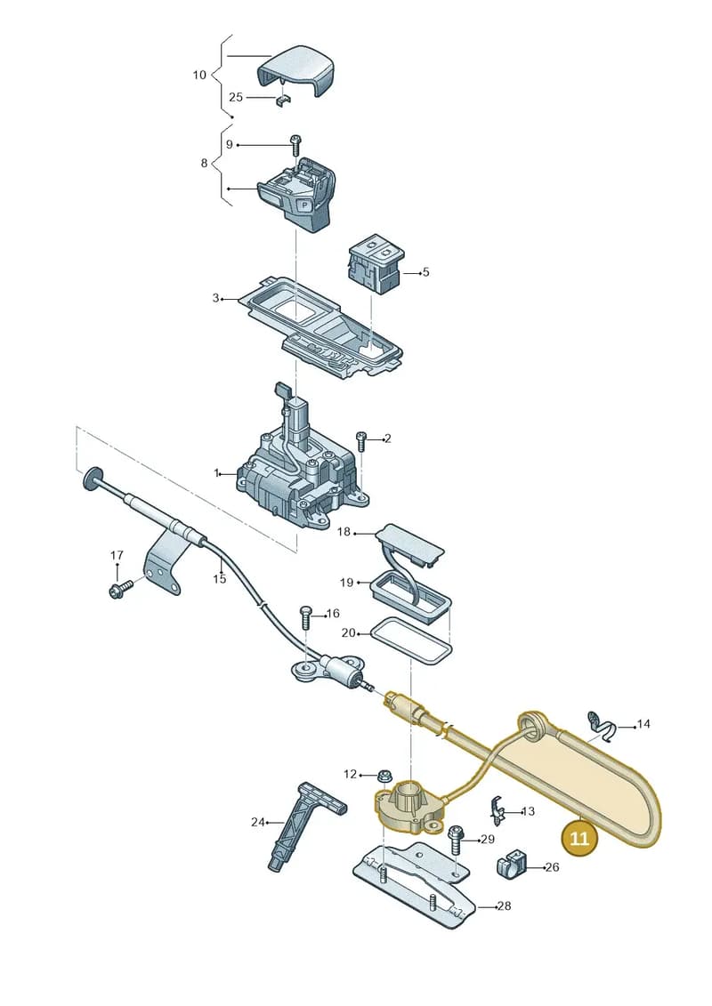 4M1713035E — Audi Q8 (2018-2025) diagram 429713100, position 11